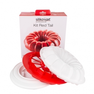 Форма силиконовая SILIKOMART - "Красный Шлейф" (Kit Red Tail) (51671.) (Упаковка 1 шт.) фото 4248
