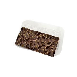 Молд пластиковый для шоколада - "Плитка Сломанный кристалл" (Упаковка 1 шт.) фото 6372