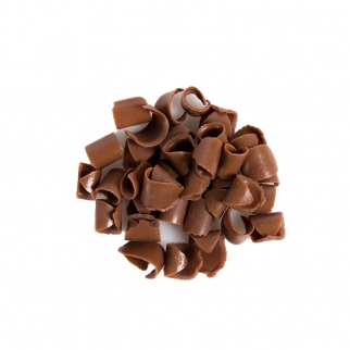 Украшение шоколадное  - "Кудри, молочные, 10 мм." (O42134.) (Упаковка 250 г.) фото 12309