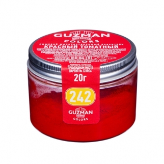 Краситель сухой жирорастворимый GUZMAN - "Красный Томат" (242) (Упаковка 20 г.) фото 3311