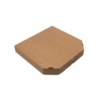 Упаковка для пиццы - "Бурая", 25х25х3,5 см. (Упаковка 1 шт.) фото 4989