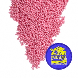 Драже зерновое в глазури PATISSENCE - "Жемчуг №103, розовый 2-5 мм." (Упаковка 100 г.) фото 11892