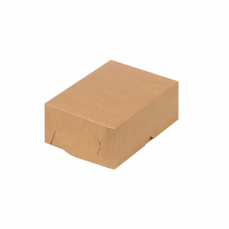 Упаковка для пирожных - "Крафт, 15х11х7,5 cм." (070072-РК) (Упаковка 1 шт.) фото 12100