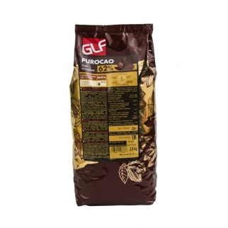 Шоколад GLF - "Темный (39/41), Диски 62%" (DQ10ZZ) (Упаковка 2.5 кг.) фото 10800
