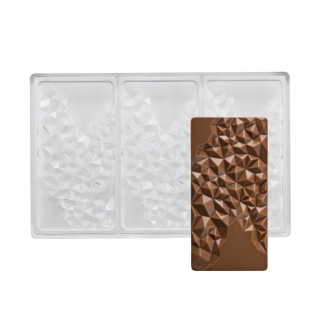 Поликарбонатная форма для конфет PAVONI - "Плитка шоколада, Фрагмент" (PC5004.) (Упаковка 1 шт.) фото 8224