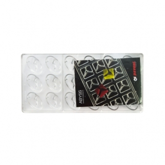 Поликарбонатная форма для конфет ПРАЛИНЕ - "Каньон, овал" (PC68.) (Упаковка 1 шт.) фото 6400