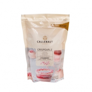 Шоколадный декор CALLEBAUT - "Crispearls, Клубничные шарики" (CEF-CC-STRA-E0-W97 ) (Упаковка 200 г.) фото 5006