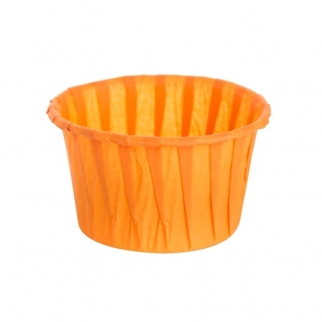 Тарталетка Маффин - "Оранжевый"; выс. 40 мм.; ø 50 мм. (Упаковка 100 шт.) фото 3923