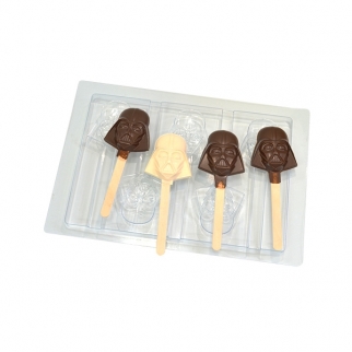 Молд пластиковый для шоколада - "Темный Лорд на палочке" (Упаковка 1 шт.) фото 8443