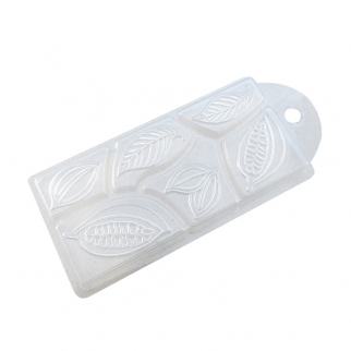 Пластиковая форма для шоколада - "Какао дольки, 7х15х1 см. (4309144) (Упаковка 1 шт.) фото 8842