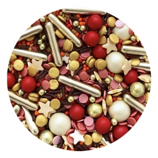Посыпка сахарные MIXIE - "Красный бархат" (Упаковка 50 г.) фото 5987