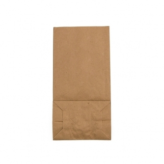 Бумажный пакет - "Крафт. Без ручек. 12х8х33 см., 70 г/м²." (Упаковка 10 шт.) фото 13030