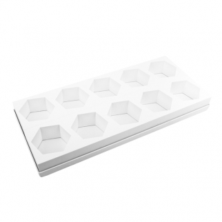 Пластиковая форма для пирожных MARTELLATO - "Шестиугольник" (MonopA003*) (Упаковка 1 шт.) фото 3613