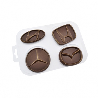 Молд пластиковый для шоколада - "Авто эмблемы 2" (Упаковка 1 шт.) фото 8427