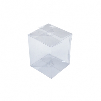 Упаковка для пирожных АЙСТ - "Пластик, Прозрачная, 10х10х13 см." (Упаковка 1 шт.) фото 3969