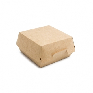 Упаковка для бургеров ECO - "Крафт,14х14х7 см.,L" (ECOBURGERL-GDC) (Упаковка 1 шт.) фото 3952