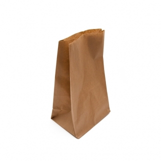 Бумажный пакет С - "Крафт, Без ручек, 22x12х29 см., 70 г/м2." (Упаковка 10 шт.) фото 2872