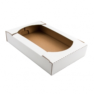 Упаковка для печенья - "Короб-Телевизор ЛОТОК 7, Белый 35х24х7 см." (Упаковка 1 шт.) фото 4981