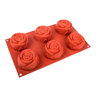 Форма силиконовая SILICONFLEX - "Роза" (SF077.) (Упаковка 1 шт.) фото 4207