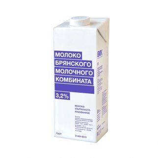 Молоко ультрапастеризованное БМК - "3,2%, ТВА edge (мультипак)" (Упаковка 975 мл.) фото 8182